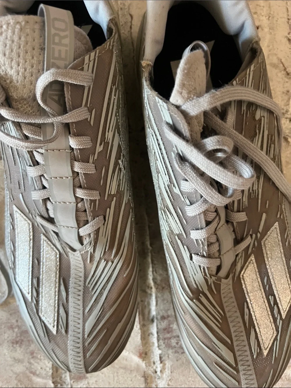adidas Adizero Men's Gray football Athletic Cleats